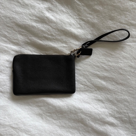 Black Coach Wristlet - Picture 2 of 2